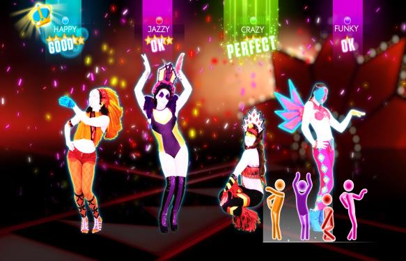 Just-Dance-a-Kinect-based-dance-game-requires-the-player-to-imitate-the-moves-of-an